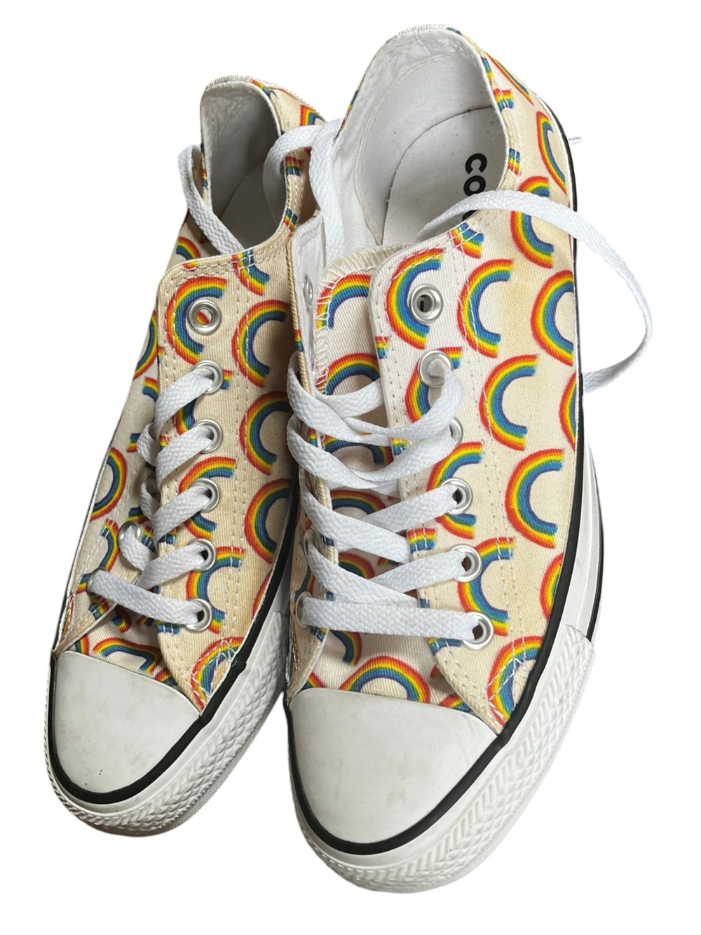 US 8 Converse Chuck Taylor All Star Low Top Rainbow Print Sneakers - Picture 8 of 13